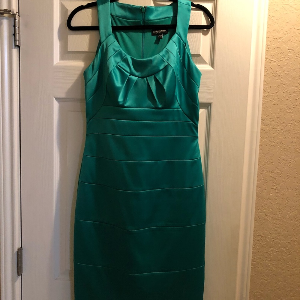 Signature by Sangria Green Dress